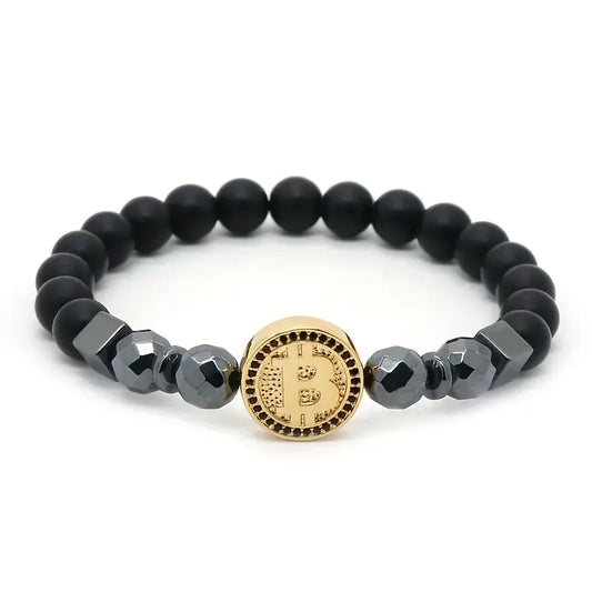 Men’s Crypto Charm Bracelet