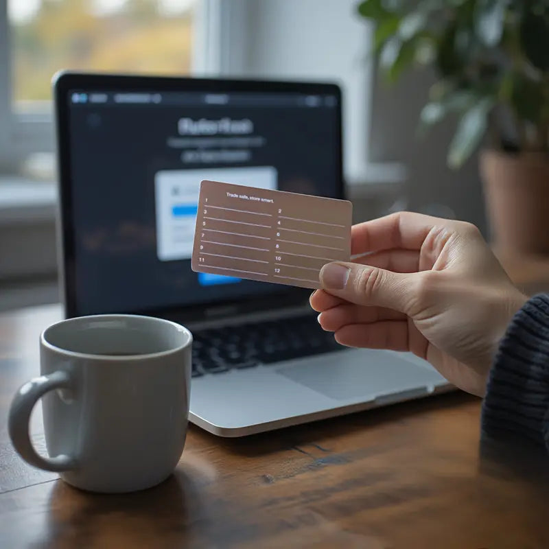 Stainless Steel Seed Phrase Backup